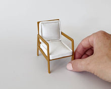 Load image into Gallery viewer, Modern Dollhouse Armchair: Terra Cotta