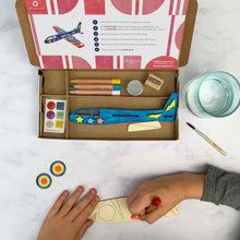 Load image into Gallery viewer, Plane Craft Kit Activity Box