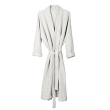 Load image into Gallery viewer, Big Waffle Bathrobe - Natural white: 100% GOTS certified organic cotton / S/M