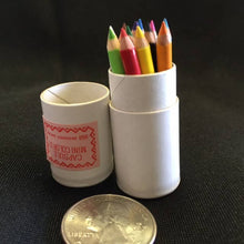 Load image into Gallery viewer, 21602 12 sets of 12 mini pencils in mini paper tube-12