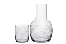 Load image into Gallery viewer, A Crystal Carafe Set with Fern Design
