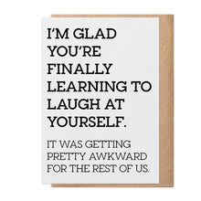 Load image into Gallery viewer, Finally Learning – Greeting Card