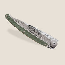 Load image into Gallery viewer, Deejo - Green Khaki Aluminum / Bass Fishing