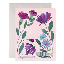 Load image into Gallery viewer, Purple Floral Mother's Day Greeting Card