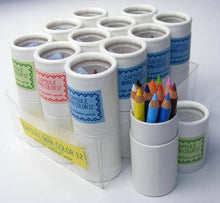 Load image into Gallery viewer, 21602 12 sets of 12 mini pencils in mini paper tube-12