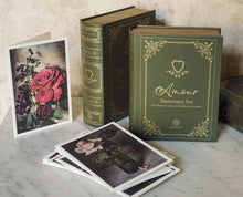 Load image into Gallery viewer, Amour Stationery Set of 16 Cards and Envelopes
