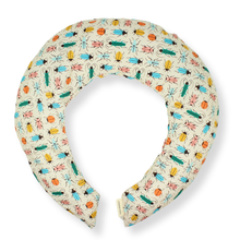 Load image into Gallery viewer, Aromatherapy Heat & Cold Neck Wrap: Cream Floral / Lavender