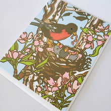 Load image into Gallery viewer, Mama Robin Red Breast Congratulations Baby Greeting Card