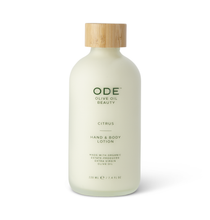 Load image into Gallery viewer, ODE Olive Oil Beauty Hand & Body Lotion - Citrus 7.4 FL OZ