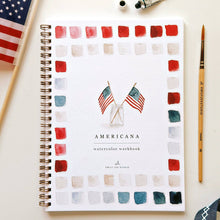 Load image into Gallery viewer, Americana watercolor workbook