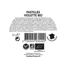 Load image into Gallery viewer, Saint-Angelo Organic Violet: Ingredients in French