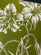 Load image into Gallery viewer, Lily Blockprinted Card