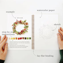 Load image into Gallery viewer, Autumn watercolor workbook