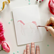 Load image into Gallery viewer, Fairytale paintable watercolor notecard set