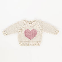 Load image into Gallery viewer, Sweetheart Crew Neck Sweater Baby & Toddler: 6-12 months