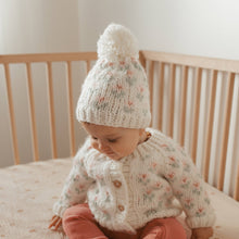 Load image into Gallery viewer, Bitty Blooms Blush Cardigan Sweater Baby & Toddler: 0-6 months