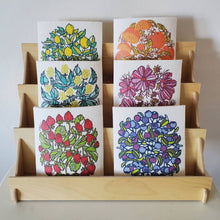 Load image into Gallery viewer, Eco-Friendly Dishcloth Cosmos Design, Swedish Dishcloth