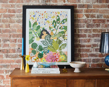 Load image into Gallery viewer, 800pc Puzzle & Glue Kit: Bathing with Flowers