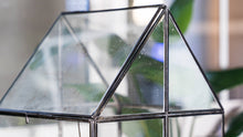 Load image into Gallery viewer, Urban Born Oversize Terrarium Glass+Steel, 11x11x28" (Black)