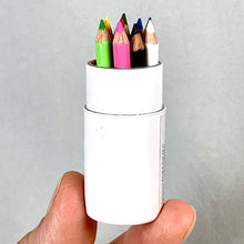Load image into Gallery viewer, 21602 12 sets of 12 mini pencils in mini paper tube-12