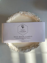 Load image into Gallery viewer, Half Moon Candle | Bowl Candle: White & Gold / Fraser Fir