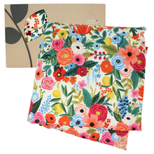 Load image into Gallery viewer, Large Heat Wrap: Navy Floral / Unscented