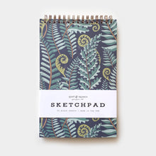 Load image into Gallery viewer, Forest Fern Spiral Bound Sketchpad
