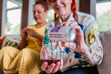 Load image into Gallery viewer, The Saskatoon cans, nonalcoholic cocktail mocktail, wine