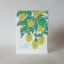 Load image into Gallery viewer, Hoppy Birthday Beer Hops Greeting Card