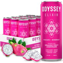 Load image into Gallery viewer, Dragon Fruit Lemonade 85mg Sparkling Mushroom Energy