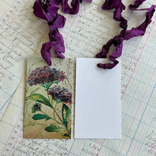 Load image into Gallery viewer, Beautiful Gift Tags, Hang Tags - Purple Flower pkg/3