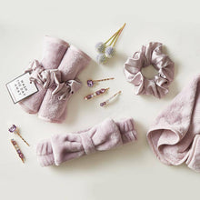 Load image into Gallery viewer, Plush Bow Headband - Lilac Ash