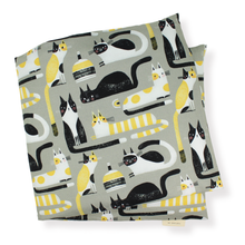 Load image into Gallery viewer, Large Heat Wrap: Navy Floral / Unscented