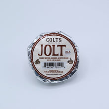 Load image into Gallery viewer, Colts Jolts - Single: Milk Chocolate - Peanut butter, Almonds, Coffee Beans