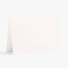 Load image into Gallery viewer, 4 Bar Folded Note Card Bulk Pack (100 pack): Luxe White