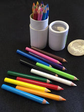 Load image into Gallery viewer, 21602 12 sets of 12 mini pencils in mini paper tube-12