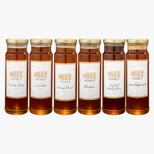 Load image into Gallery viewer, All-Natural Flavor Infused Honey - Bourbon - 12 oz Glass Jar