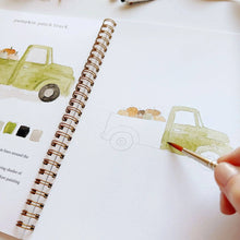 Load image into Gallery viewer, Autumn watercolor workbook
