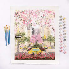 Load image into Gallery viewer, Park Avenue Spring by Joy Laforme Paint by Numbers Deluxe