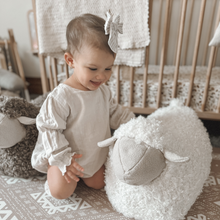 Load image into Gallery viewer, BAA BAA Sheep POUFF // Ride-on toys : Taupe