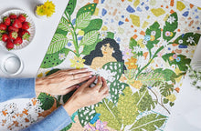 Load image into Gallery viewer, 800pc Puzzle & Glue Kit: Bathing with Flowers