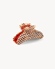 Load image into Gallery viewer, Grande Heirloom Claw in Tortoise Checker