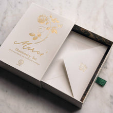 Load image into Gallery viewer, Merci Stationery • Set of 16 Cards and Envelopes
