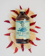 Load image into Gallery viewer, Spicy Ginger Syrup 12oz - cocktail / mocktail beverage mixer