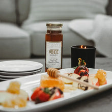 Load image into Gallery viewer, Flavor Infused Honey - Sea Salt Vanilla Bean -12oz Glass Jar