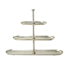 Load image into Gallery viewer, Silver Etagere 3-Tier Server