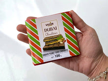 Load image into Gallery viewer, Peanut Praline Dubai Chocolate Bar – Crispy & Nutty Delight: 1 Piece (100g)