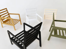 Load image into Gallery viewer, Modern Dollhouse Armchair: Terra Cotta