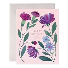 Load image into Gallery viewer, Purple Floral Mother's Day Greeting Card