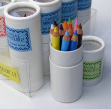 Load image into Gallery viewer, 21602 12 sets of 12 mini pencils in mini paper tube-12